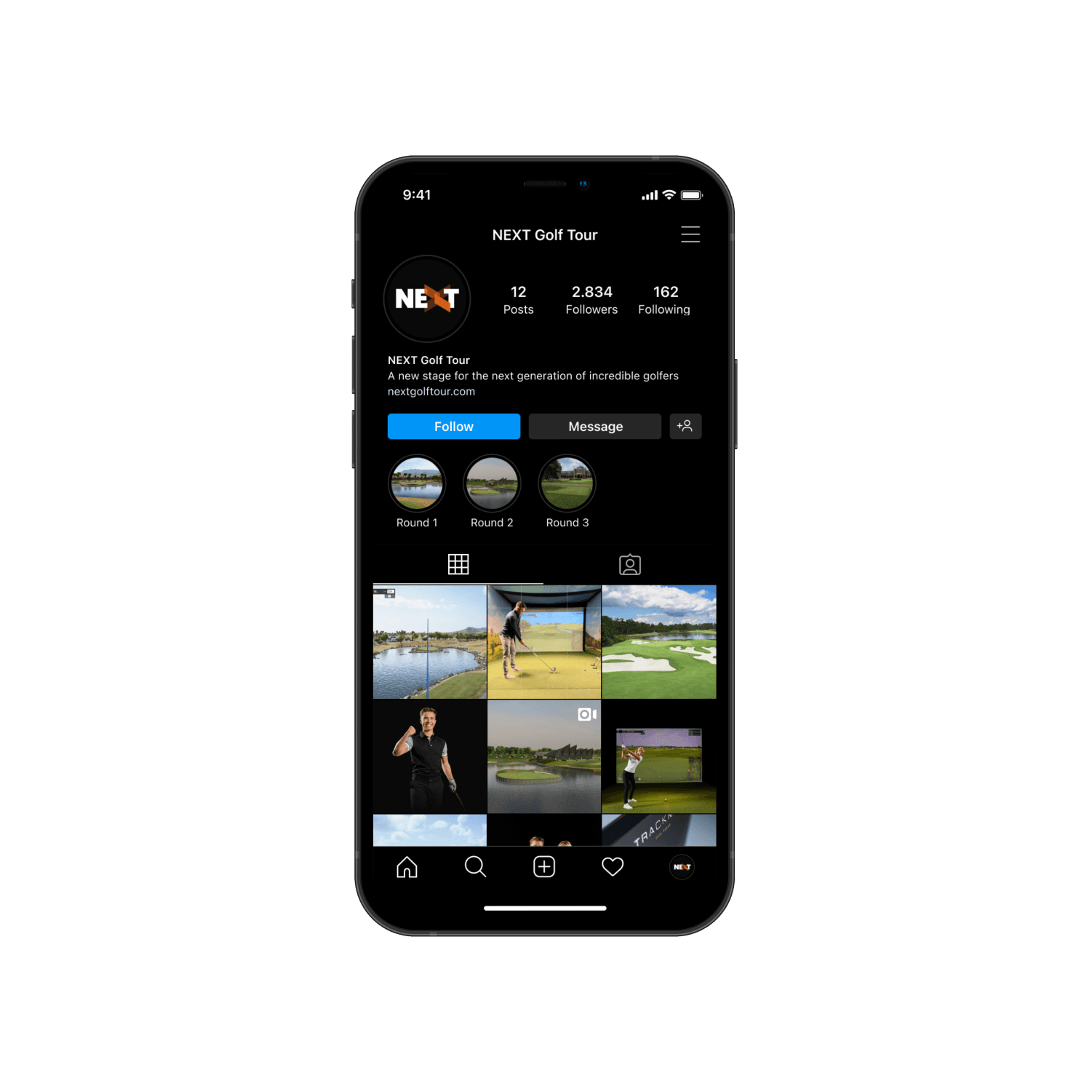 next-golf-tour-instagram-profile